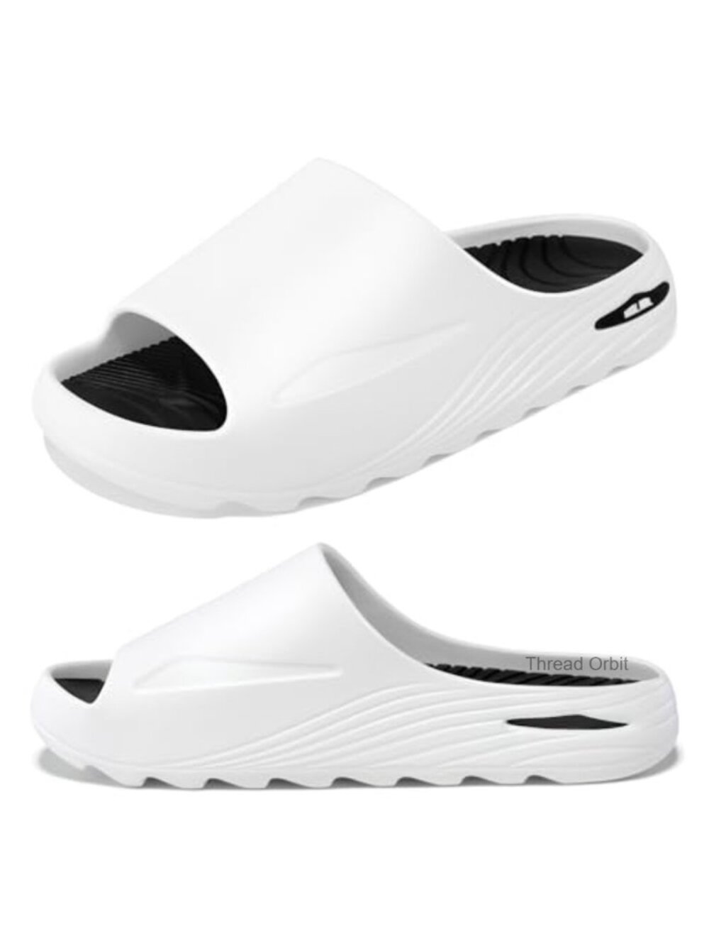 Mens Recovery Slides Orthotic Arch Support Sandals Plantar Fasciitis Cushioned